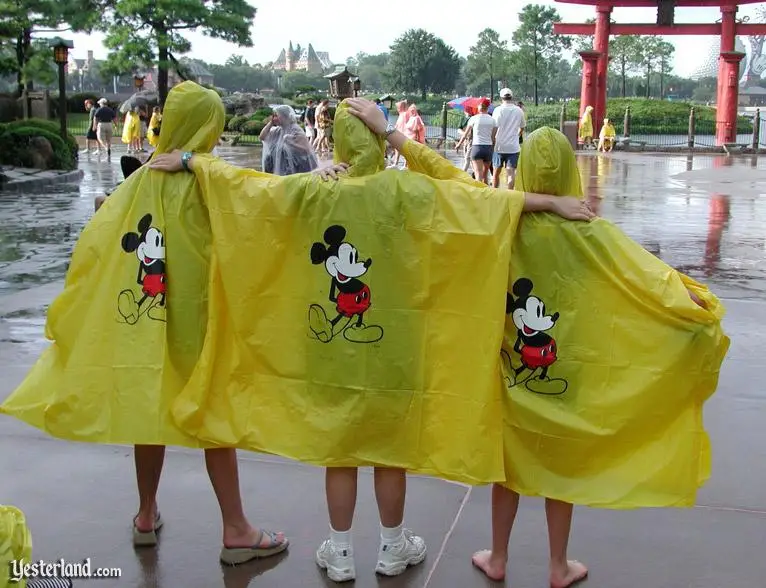 Bring your own ponchos as a money saving tip when visiting Disney - How to save money at Walt Disney World - Baby Journey