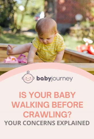 Is Your Baby Walking Before Crawling Your Concerns Explained pinterest - Baby Journey