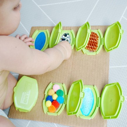 DIY Sensory Board | Sensory Activities for Infants | Baby Journey
