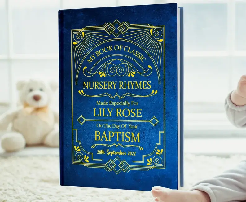 Book of Nursery Rhymes - Baptismal gift - Baby Journey
