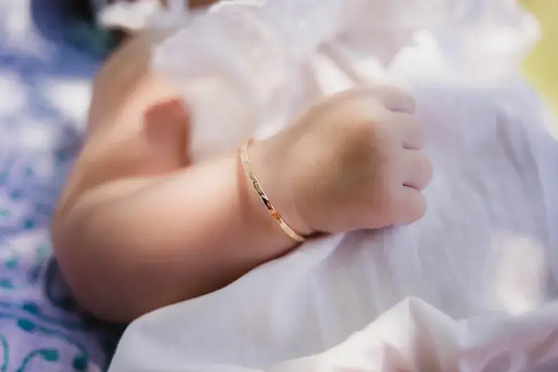 Bangle bracelet - Baby baptism gifts - Baby Journey