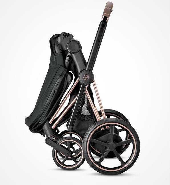 Cybex E Priam Stroller One Hand Fold Technology | Cybex E Priam Stroller Review | Baby Journey