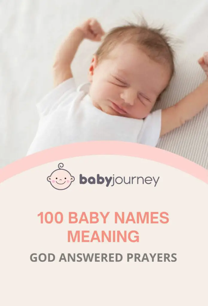100 Baby Names Meaning God Answered Prayers | Baby Journey