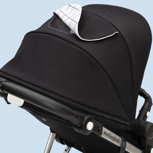 Mockingbird Stroller Full-Sized Canopy | Mockingbird Stroller Review | Baby Journey