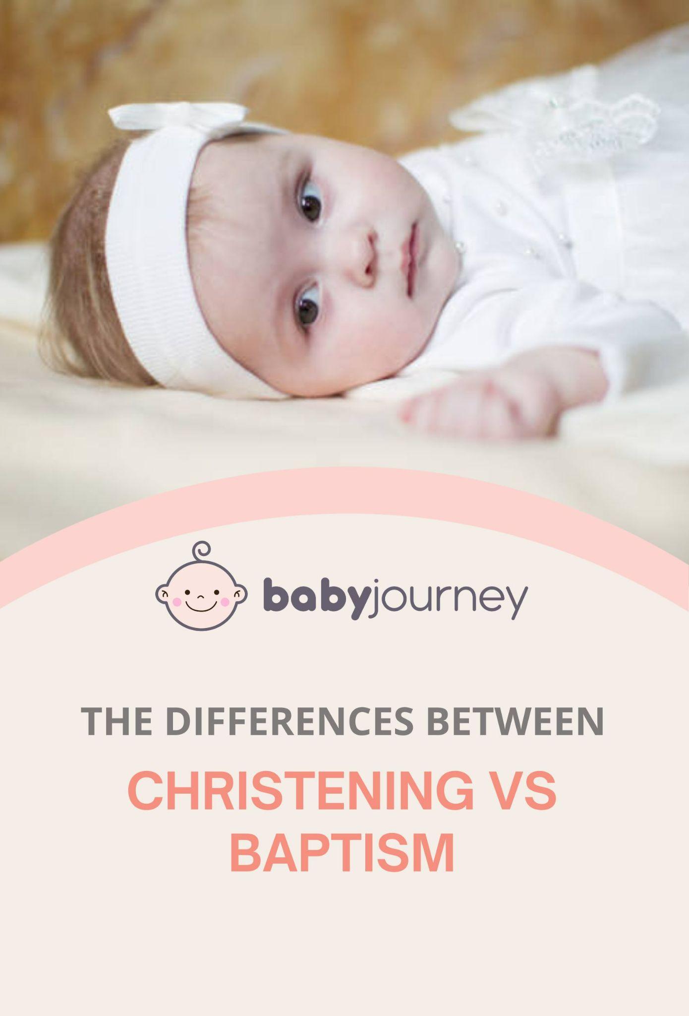 Christening VS Baptism | Baby Journey