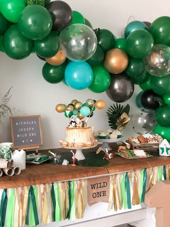 Baby Shower Decorations - Jungle Theme Baby Shower - Baby Journey 