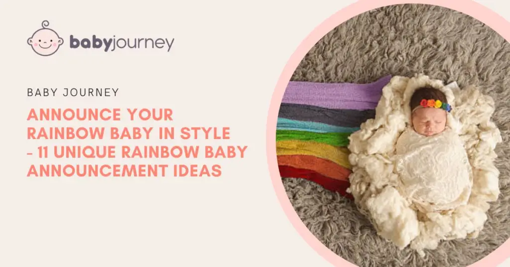 Rainbow Baby Announcement | Baby Journey