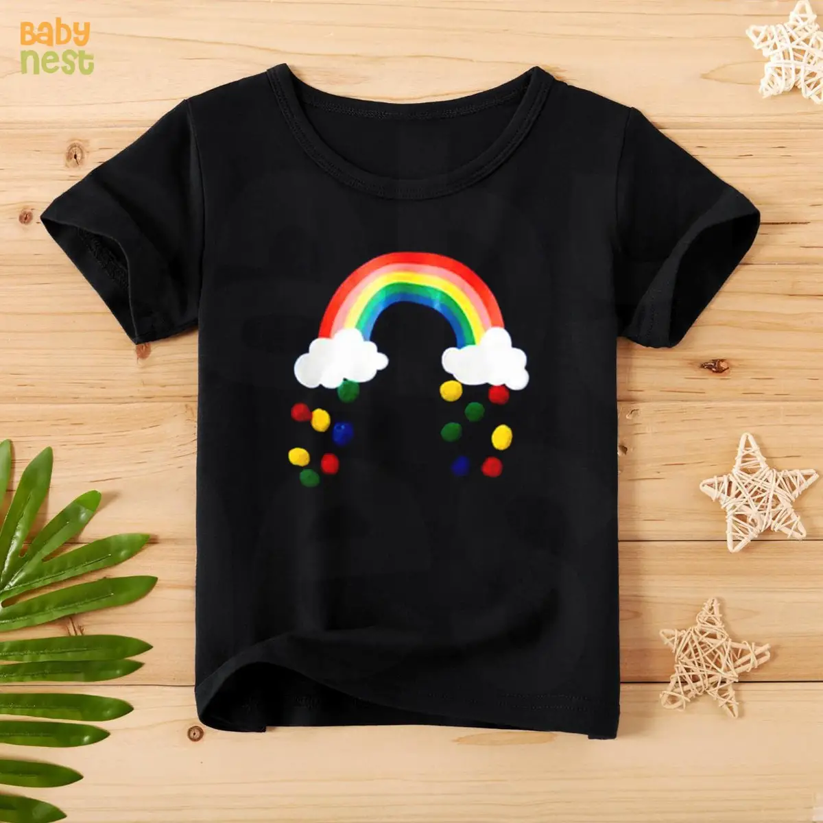 Tshirt with Rainbow Artwork | Rainbow Baby Announcement | Baby Journey