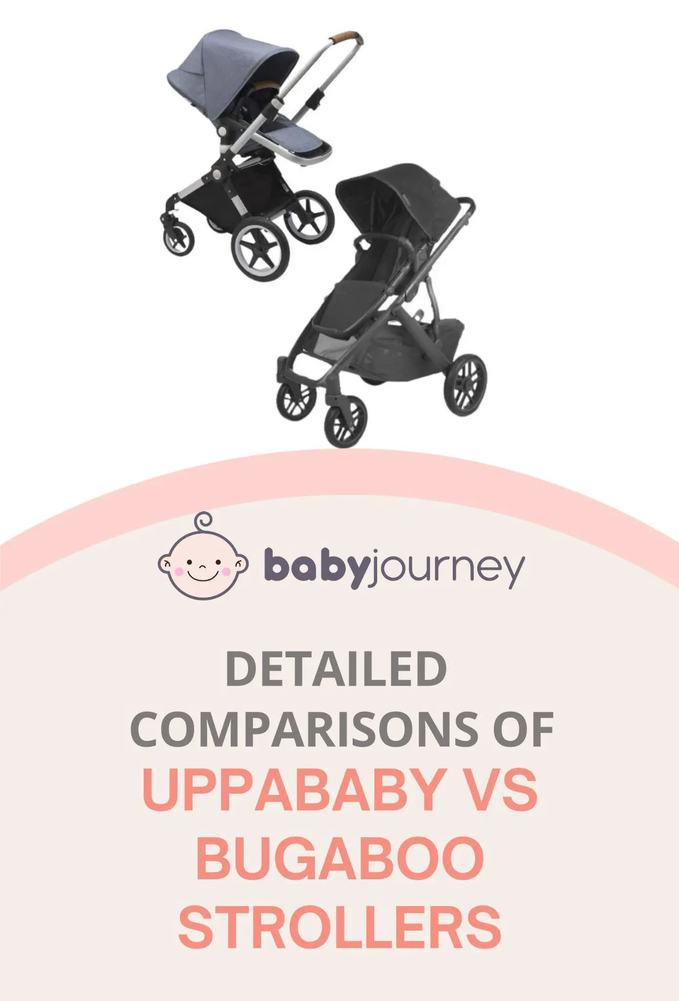 Detailed comparisons of UPPAbaby VS Bugaboo Strollers pinterest - Baby Journey