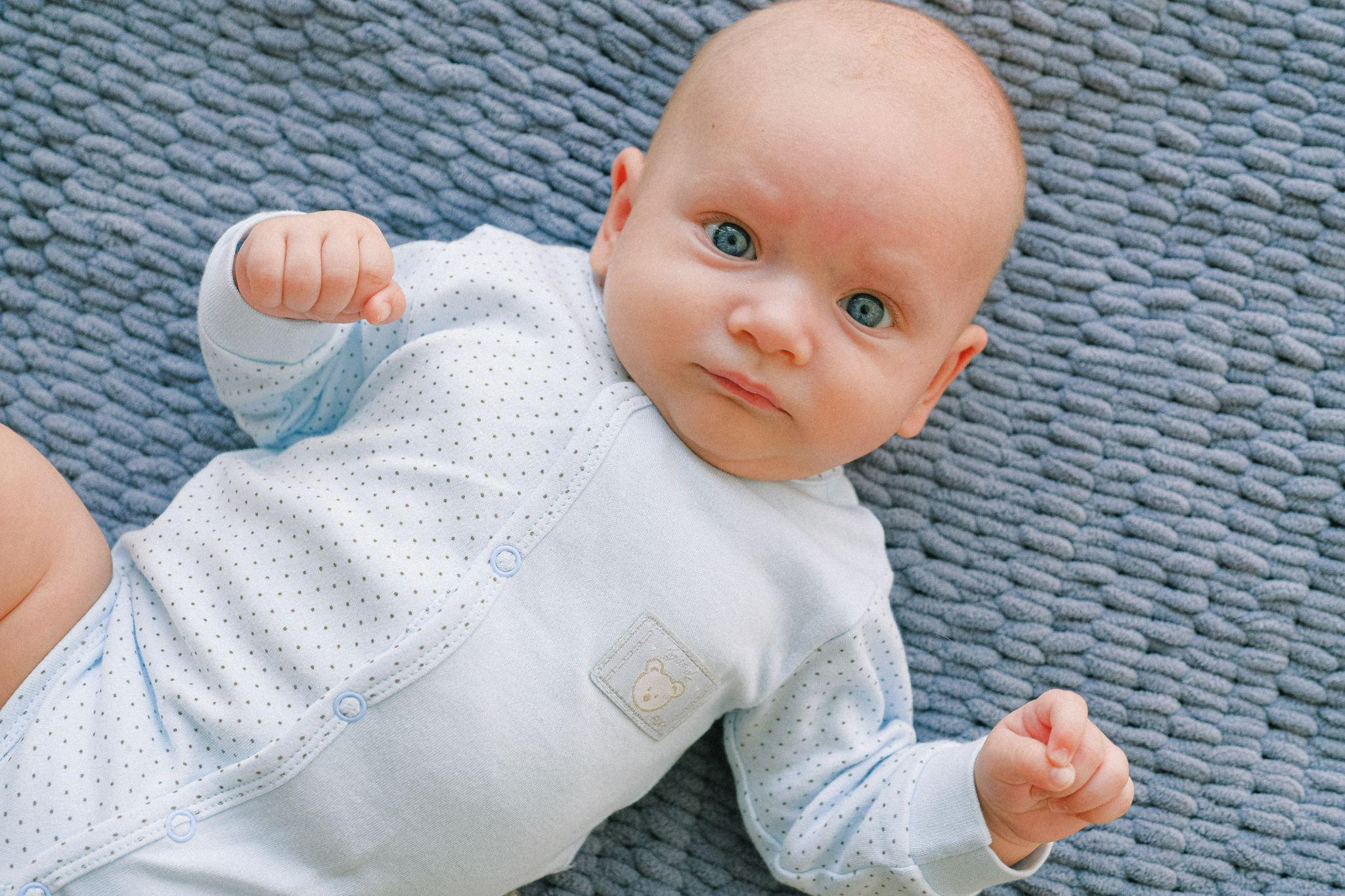 Baby boy wearing a onesie - Funny Baby Onesies - Baby Journey