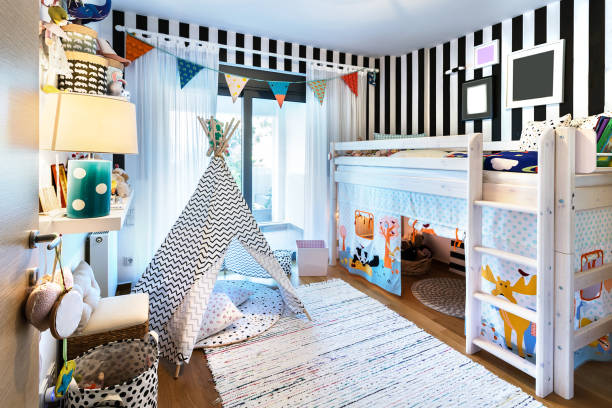 Toddler's room with lots of decorative elements - Toddler Boy Room Ideas - Baby Journey