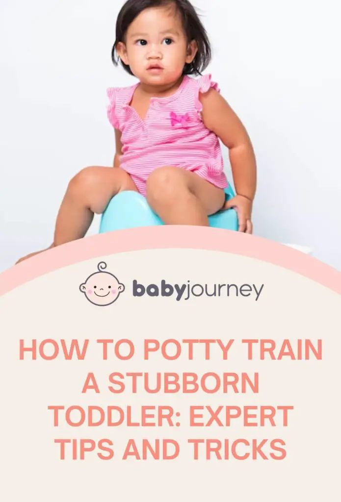 How to Potty Train a Stubborn Toddler: Expert Tips and Tricks Pinterest Image - Baby Journey