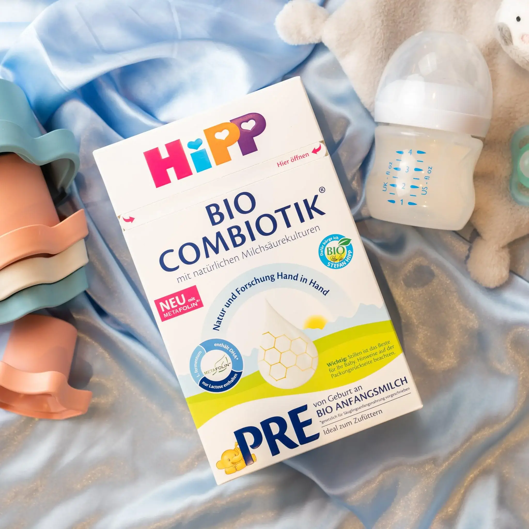 HiPP Stage PRE (0+ Months) Combiotic Formula German Version - Best European Baby Formula Options from Organic's Best - babyjourney.net