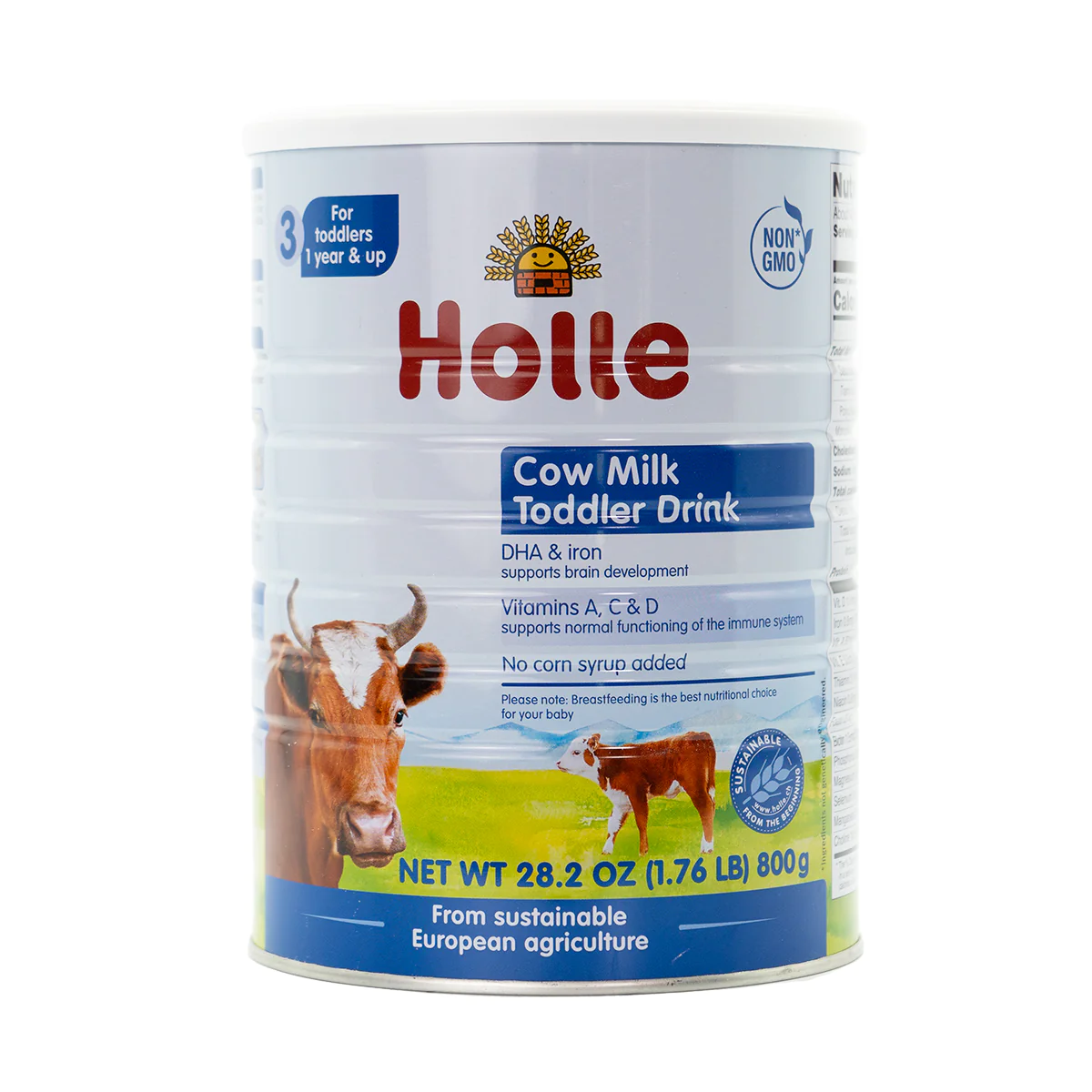 Holle Toddler (12+ Months) Cow Milk Formula: USA Version (800g) Organic Baby Formula - Best European Baby Formula Options from Organic's Best - babyjourney.net