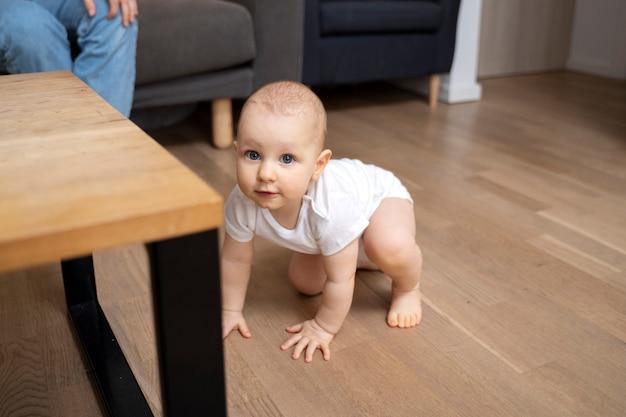 Asymmetrical Crawling - How to Correct Asymmetrical Crawling - Baby Journey 