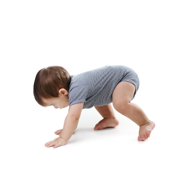 Baby in Symmetrical Crawling - How to Correct Asymmetrical Crawling - Baby Journey 