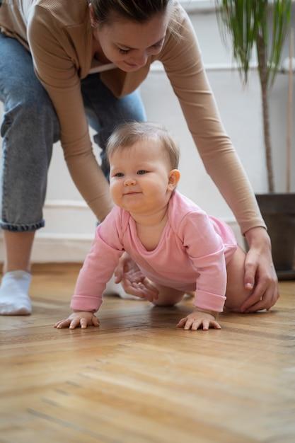 Asymmetrical Crawling - How to Correct Asymmetrical Crawling - Baby Journey 