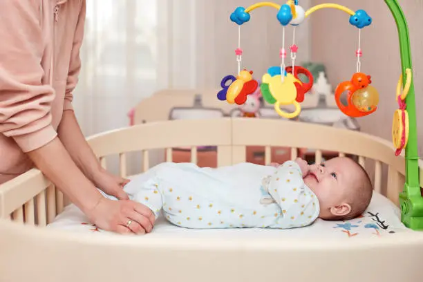Baby enjoying vibration cribs - Why Do Babies Like Vibration - Baby Journey