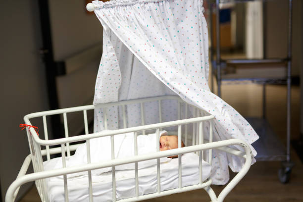 Baby enjoying vibrating bassinet - Why Do Babies Like Vibration - Baby Journey