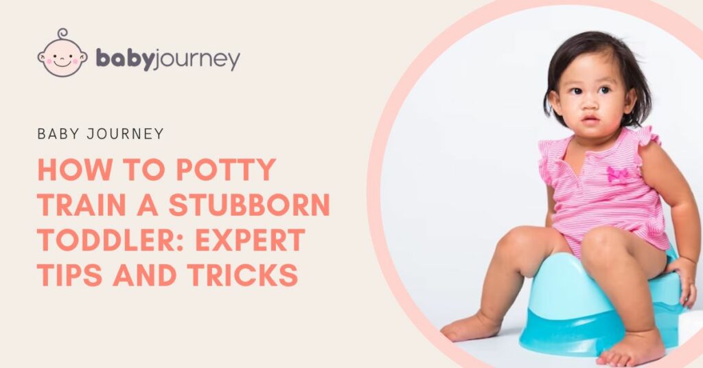 How to Potty Train a Stubborn Toddler Featured Image - Baby Journey