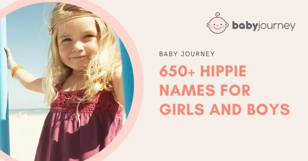 650+ Hippie Names for Girls and Boys featured image - Baby Journey