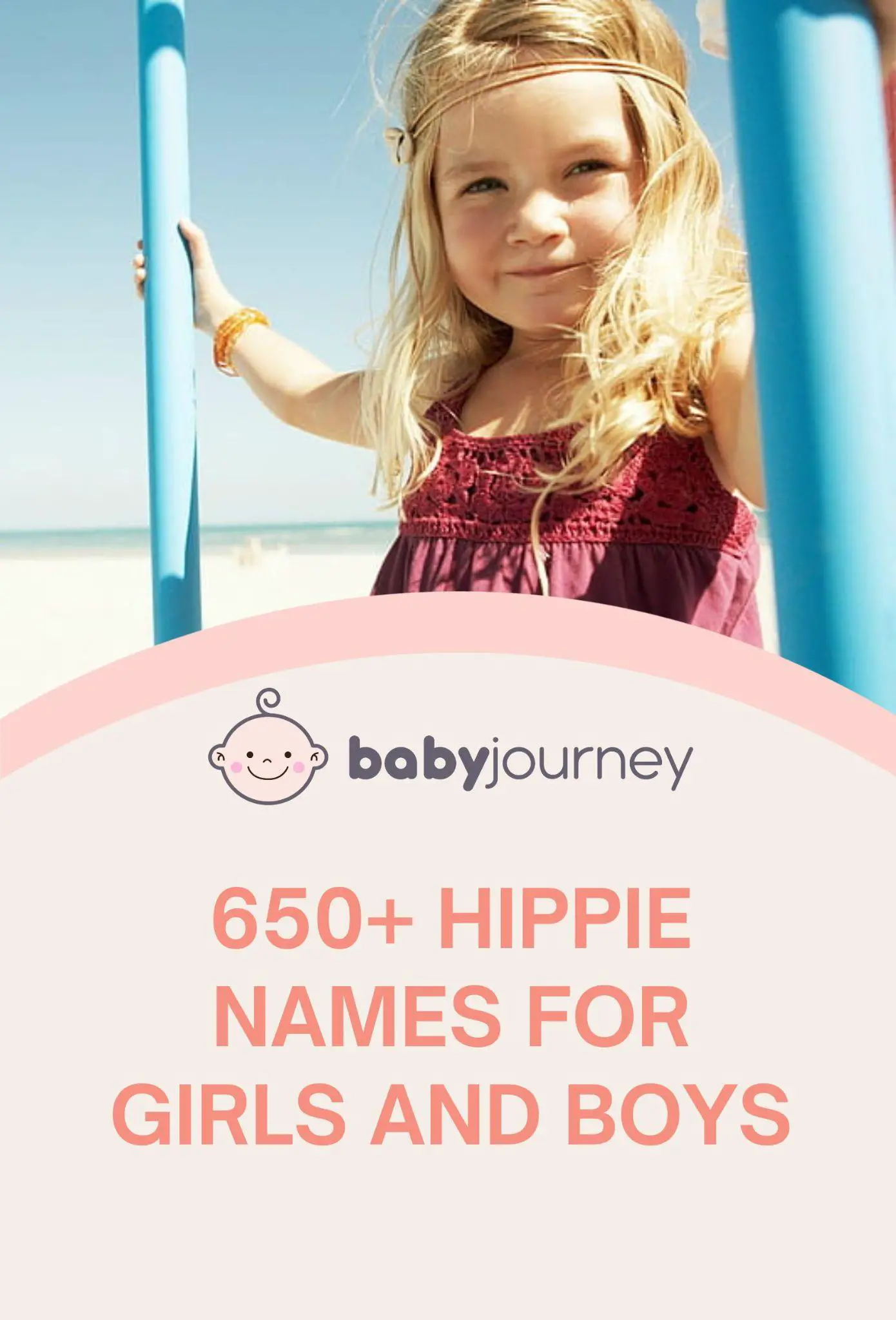 Alt text: 650+ Hippie Names for Girls and Boys pinterest - Baby Journey
