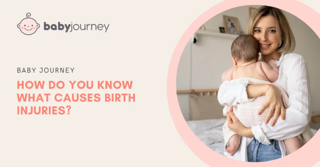 a mother holding a newborn baby - birth injury - baby journey