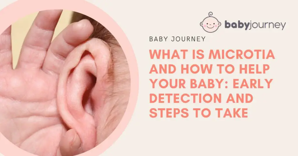 What is microtia ear small ear syndrome - babyjourney.net