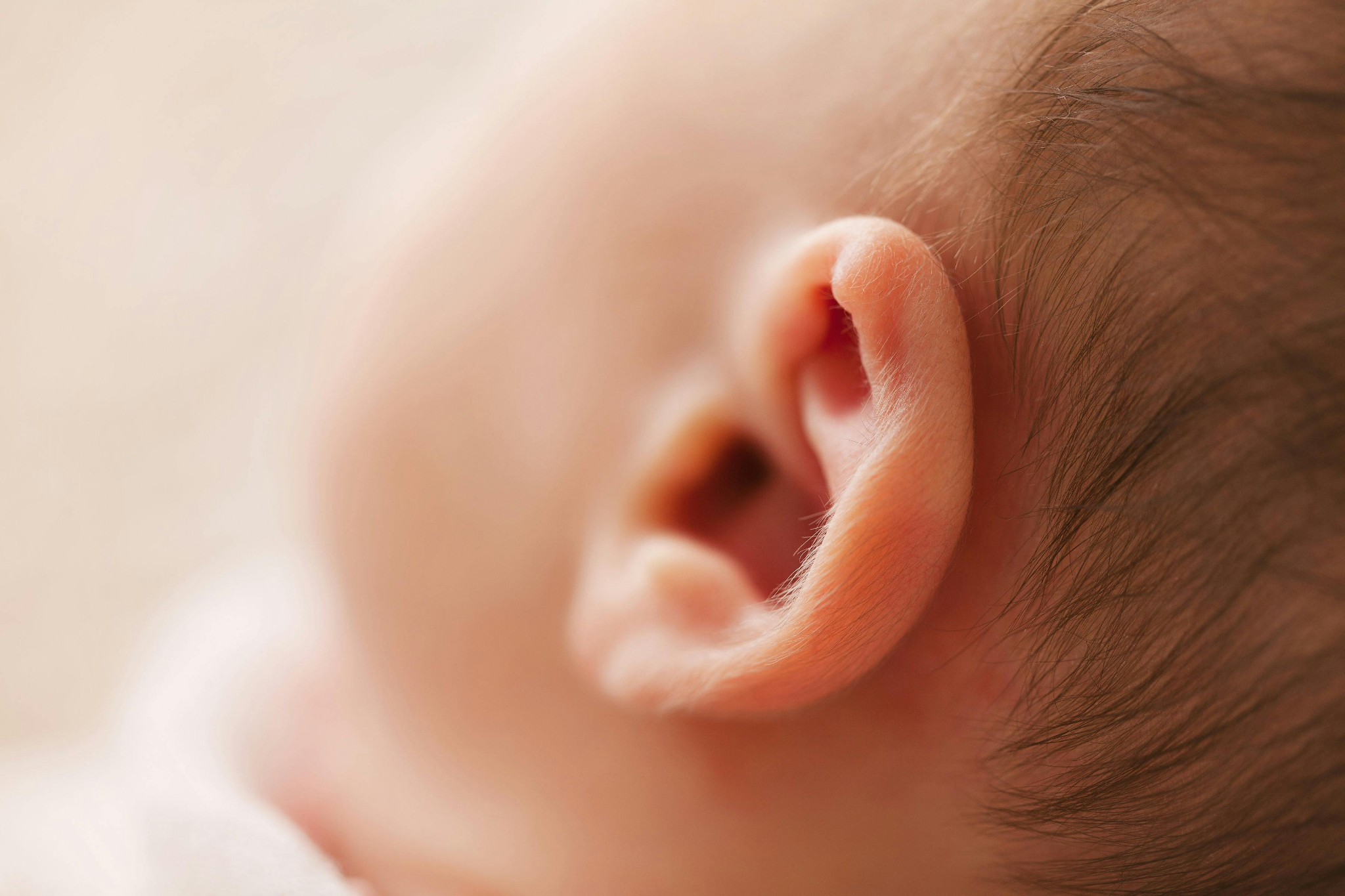 Photo of baby’s ear - Microtia in baby - babyjourney.net